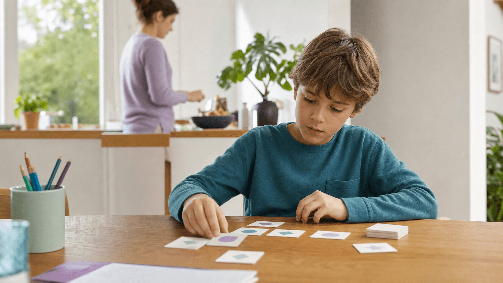 Parent et enfant pendant une évaluation TDAH Cereya accompagnée